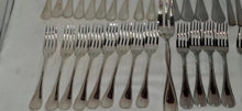 Load image into Gallery viewer, Christofle Perles Acier Flatware Set France 178 Pieces w Christofle Storage Case