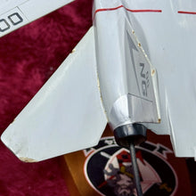 Load image into Gallery viewer, RARE VF-24 F-14 Tomcat Wooden Model 16” Wingspan Navy Jet w/ Base Movable Wings