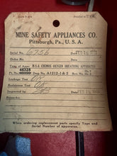 Load image into Gallery viewer, 1948 MSA Chemox Oxygen Generating Canister – Bureau of Mines Approval No. 1307