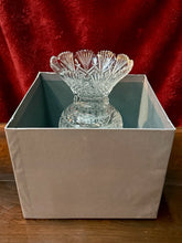 Load image into Gallery viewer, RARE Waterford Master Cutter Crystal Vase 13.25” Fan & Wedge New w/Box (Half)
