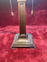 Load image into Gallery viewer, Beautiful Danbury Mint Signed Labrador Retriever Stained Glass Lamp