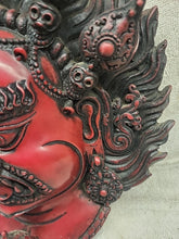 Load image into Gallery viewer, Bhairav 13" Mahakal Mask Wall hanging Art Sculpture Painting work Religious