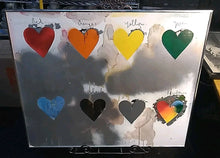 Load image into Gallery viewer, JIM DINE Original Vintage Signed “Eight Hearts” Pop Art Screen Print Lithograph