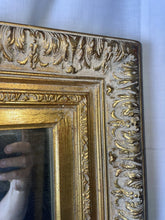 Load image into Gallery viewer, Beautiful, Large Gold Ornate Wood Framed Mirror