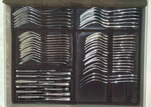 Load image into Gallery viewer, Christofle Perles Acier Flatware Set France 178 Pieces w Christofle Storage Case
