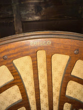 Load image into Gallery viewer, RARE Antique 1938 Philco Model 38-5 Tombstone Vacuum Radio “WORKING”