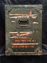 Load image into Gallery viewer, Vietnam Era Military Metal Storage Case – MIL-C-4740 MF-1 – Case No. 1 of 2