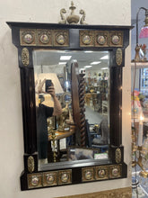 Load image into Gallery viewer, Vintage French Napoleon 3rd Style Ebonized wood Ornate, Beveled Mirror!!