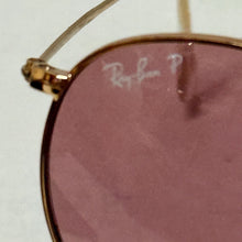 Load image into Gallery viewer, Vintage Ray-Ban ‘P’ Round Metal Polarized Sunglasses w/ Orig. Case Made in Italy