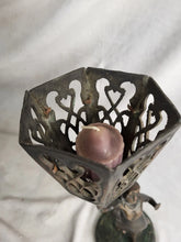 Load image into Gallery viewer, Antiques A brass statue of a prominent woman carrying a lamp candle home decor !