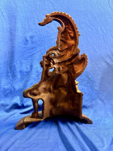 Load image into Gallery viewer, RARE Antique Victorian Brass Mr. Punch Figure Collectibles Door Stop 12” Tall
