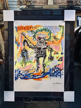 Load image into Gallery viewer, LM8- Jean-Michel Basquiat Untitled (Fishing) Lithograph 262/300, 34.75”x25.75”