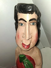 Load image into Gallery viewer, Vintage Unique Mexican Folk Art Mermaid Hand Carved Painted Wood Wall Art 38”