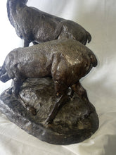 Load image into Gallery viewer, Vintage Jules Moigniez (French, 1835-1894) Large Bronze Sculpture Deer Stag Pair