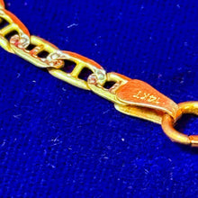 Load image into Gallery viewer, Beautiful Link Chain, 14 Karat Gold Italian Necklace 17”, 15.1grams