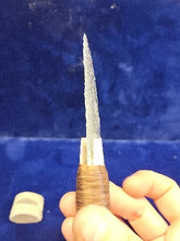Load image into Gallery viewer, All American Glass Knife w/ Deer Antler Handle Flint Knapping by Bo Earls
