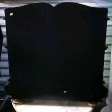 Load image into Gallery viewer, Asian Black Lacquer Jewelry Chest Cabinet Drop Front Top, Doors & Drawers