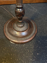 Load image into Gallery viewer, Beautiful Vintage Tiffany Style Floor Lamp Stained Glass 6’ Tall