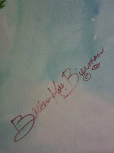 Load image into Gallery viewer, BARBARA KATZ BIERMAN Original Signed Framed Watercolor With Acrylic