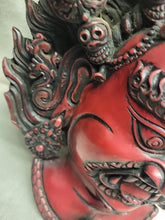 Load image into Gallery viewer, Bhairav 13" Mahakal Mask Wall hanging Art Sculpture Painting work Religious