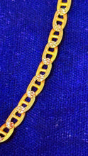 Load image into Gallery viewer, Beautiful Link Chain, 14 Karat Gold Italian Necklace 17”, 15.1grams