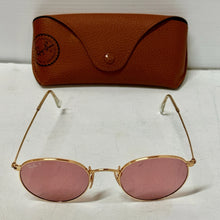 Load image into Gallery viewer, Vintage Ray-Ban ‘P’ Round Metal Polarized Sunglasses w/ Orig. Case Made in Italy