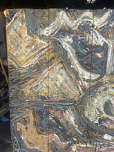 Load image into Gallery viewer, French Artist Philippe cognee Large wood carved art, 1984!!