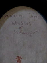 Load image into Gallery viewer, Antique “Vogel” French Limoges portrait On Porcelain, Schumacher Studios