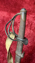 Load image into Gallery viewer, Rare Civil War Original 1851 Dated Ames Cavalry Saber W/ Scabbard, Cabotville