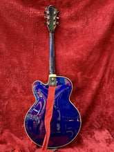 Load image into Gallery viewer, Ibanez Artcore AFS75T Hollowbody Electric Guitar Transparent Blue w/ Case Strap