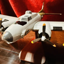 Load image into Gallery viewer, Wooden B-17 Flying Fortress Model – 22.5” Wingspan, WWII Bomber, Handcrafted