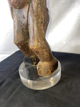 Load image into Gallery viewer, Congo Female ancestral/guardian Wood figure with expressed scarification marks