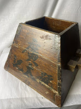 Load image into Gallery viewer, Antique 19th Century Chinese Rice Measurement Basket with Kanji – Pyramid Style!