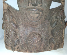 Load image into Gallery viewer, Vintage Large African Carved Wood Bamum Mask from Cameroon 32“ X 18“