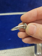 Load image into Gallery viewer, G & H Israel Hagit Gorali Sterling Silver Clear White Quartz Ring Size 8