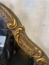 Load image into Gallery viewer, #39 Antique Wood Framed Ornate Gold Beveled Mirror 32“ X 30“
