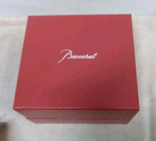 Load image into Gallery viewer, New In Box Baccarat France Blue Aquarelle Crystal Bud Flower Vase 4.5"