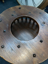 Load image into Gallery viewer, Handmade Vintage Dutch Brazier Round Coffee Table With Brass Bowl Insert!!
