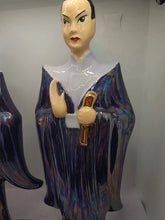Load image into Gallery viewer, Vintage Midcentury Japanese Lustre Ware Lusterware Figurines Geisha 9"