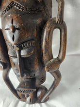Load image into Gallery viewer, Senufo Kpelie Mask Cote D'Ivoire African Art Face mask 20th Century carved Wood!
