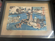 Load image into Gallery viewer, Japanese Antique wood-block print Utagawa Hiroshige 1769-1825