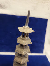 Load image into Gallery viewer, Antique Chinese Bronze Pagoda Temple Figure Figurine Statues A Pair!!