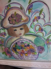 Load image into Gallery viewer, BARBARA KATZ BIERMAN Original Signed Framed Watercolor With Acrylic