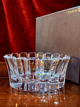 Load image into Gallery viewer, Orrefors Stenhammar Full Lead Crystal Bowl by Gunnar Cyrén 9.5”x4.5” NWOT