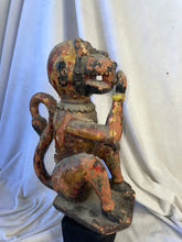 Load image into Gallery viewer, Late 19Th Century Hand Carved Wood Monkey Figure From India