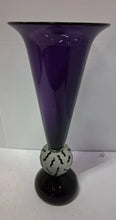 Load image into Gallery viewer, Correia Signed and Dated Limited Edition Art Glass Purple VASE #772 101/500