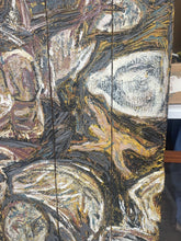 Load image into Gallery viewer, French Artist Philippe cognee Large wood carved art, 1984!!