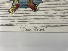 Load image into Gallery viewer, Large Framed Seattle Artist, Jon Strongbow “Dawn Patrol” Signed & Numbered