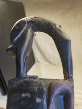 Load image into Gallery viewer, Vtg Hand Carved African Art Tribal Wooden Mask Ghana af1027