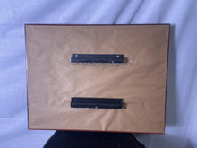 Load image into Gallery viewer, Nautical Signal Flag Maritime Naval Ship “E” Framed In Shadow Box 25” X 19”